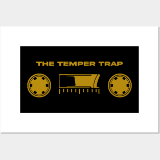 60s cassette with text Temper Trap Posters and Art